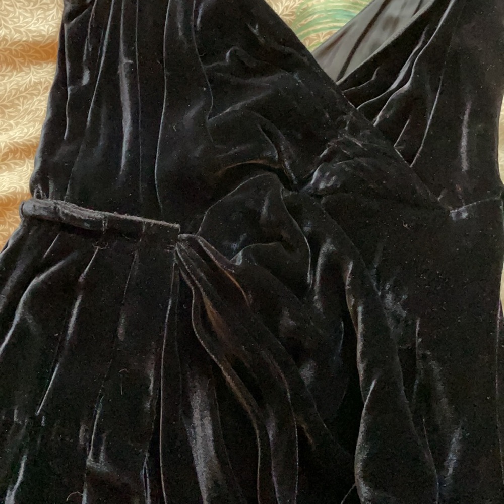 Prada black velvet cocktail dress - Picture 5 of 5